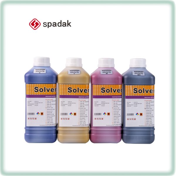 Spadak environmentally friendly weak solvent ink, leather environmentally friendly weak solvent ink, advertising car sticker PP back adhesive printing ink, Epson i3200/XP/DX 5 series nozzle universal weak solvent ink, bright color, smooth, 19 years old ink factory products - Image 2