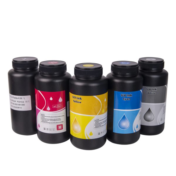 Spadak UV light curing ink, indoor and outdoor advertising soft film UV ink, soft neutral hard UV ink, metal leather plastic surface curing ink, Konica Ricoh Seiko industrial head UV ink, bright color, smooth good old factory production - Image 3